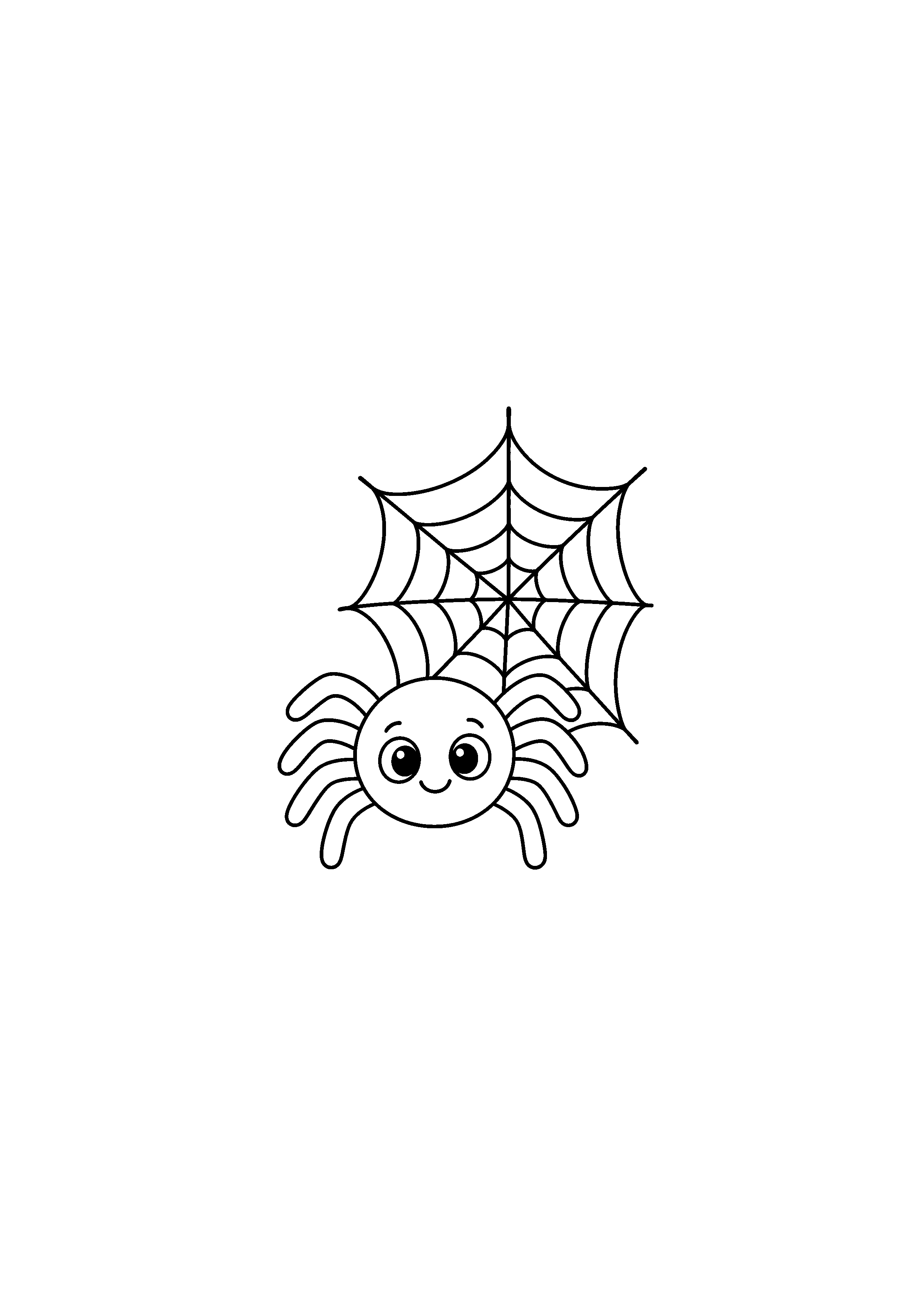 Aranha com teia